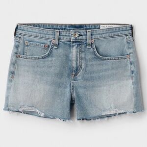 Rag and Bone Dre Low-Rise Stella Slim Fit Dark Indigo Short Size 26 worn once